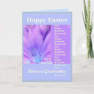 GODMOTHER - Happy Easter with Lily Holiday Card