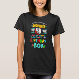 Godmother of Big One 1st Bday Boy Matching Family T-Shirt