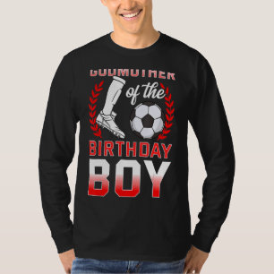 Godmother Of The Birthday Boy Soccer Player Bday C T-Shirt