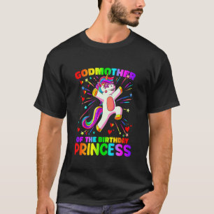 godmother of the Birthday Princess Girl happiness T-Shirt