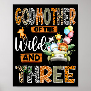 Godmother Of The Wild & Three 3rd Birthday Boy Poster