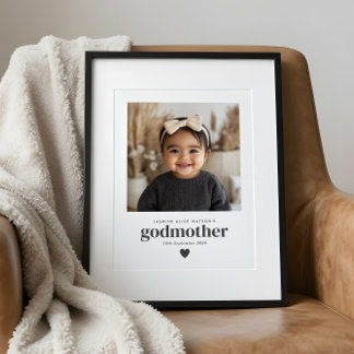 Godmother Photo Keepsake Poster