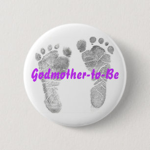 Godmother-to-Be 6 Cm Round Badge