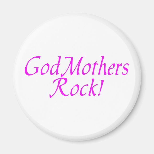 GodMothers Rock Pink Magnet (Front)