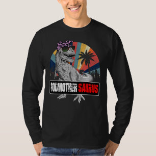 Godmothersaurus Rex Dinosaur Godmother Saurus Fami T-Shirt
