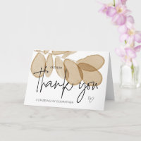 Godparent Gift Thank You for Being My Godfather  C