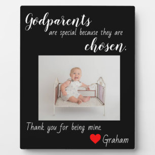 Godparents baptised plaque