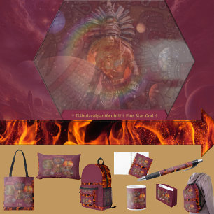 Gods and Goddess Of Fire Printed Backpack