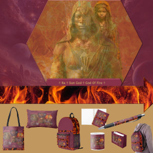 Gods and Goddess Of Fire Wrapping Paper Sheet