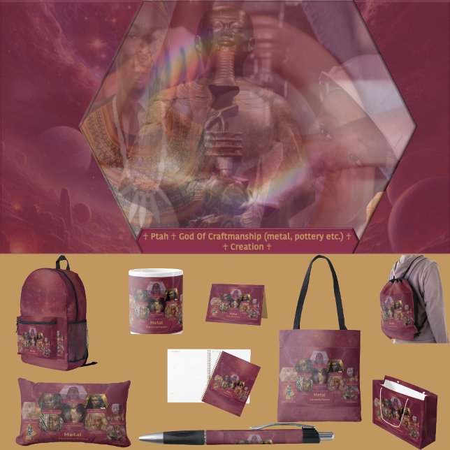 “Gods and Goddess Of Metal”  Planner (Get the full “Gods + Goddesses Of Metal” collection at: https://bit.ly/OurAncestorsZazzle)
