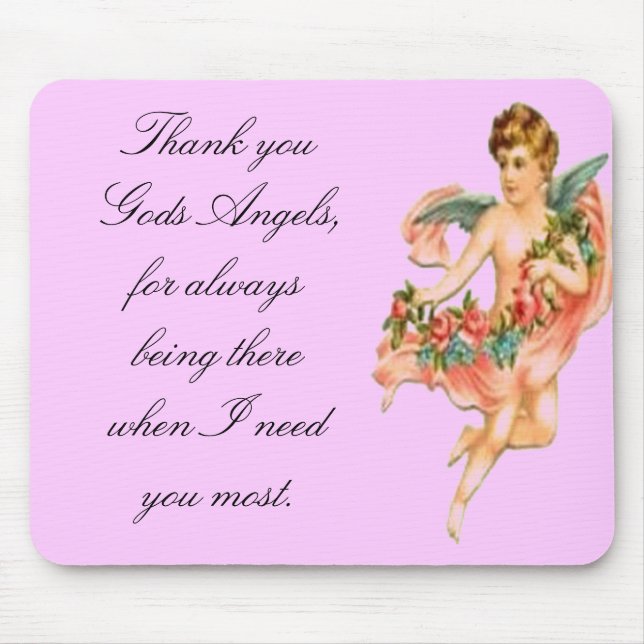 Gods angels  mouse pad (Front)