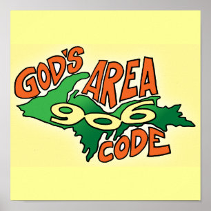 God's Area Code: 906 Poster