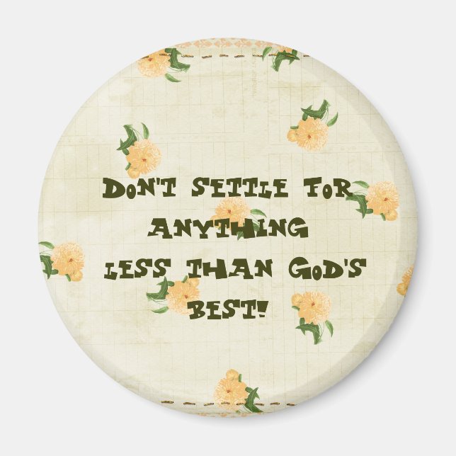 God's Best magnet (Front)