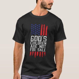 God'S Children Are Not For Sale Us Flag Christian T-Shirt