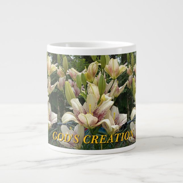 GOD'S CREATION  LARGE COFFEE MUG (Front)