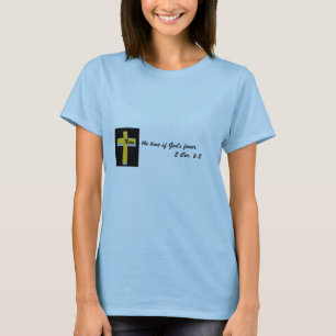 God's Favour Bible Verse/ Cross Women's T-shirt