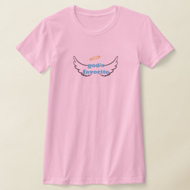God's Favourite Cute T-Shirt (Laydown)