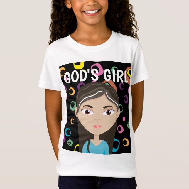GOD'S GIRL Christian GIRLS T-shirts (Front)