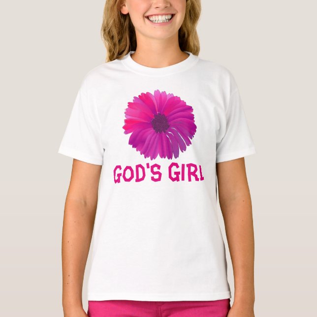 GOD'S GIRL CHRISTIAN T-shirts (Front)