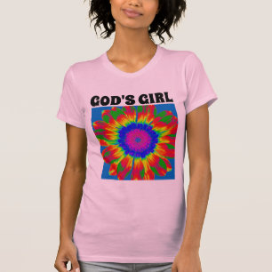 GOD'S GIRL TIE DYE T-SHIRTS