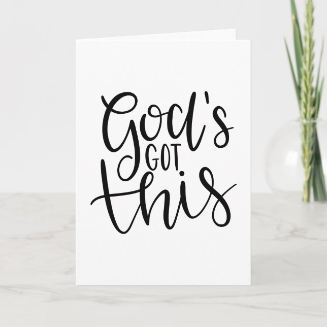 God's got this card (Front)