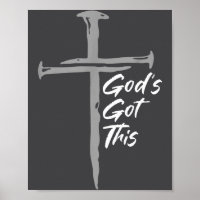 God's Got This Christian Cross Faith Motivation