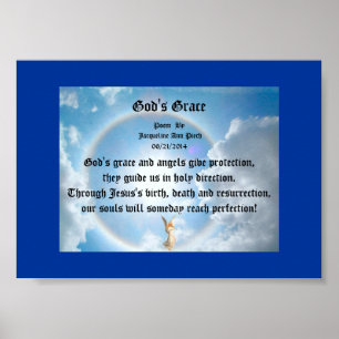 God's Grace Poetry Poster