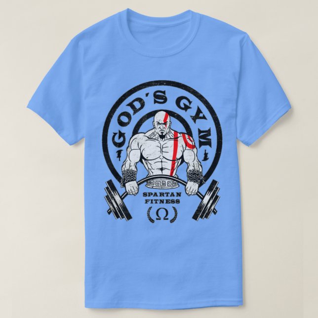 Gods Gym 1  T-Shirt (Design Front)