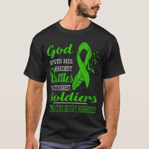 God'S Hardest Soldiers- Spinal Cord Injury Awarene T-Shirt