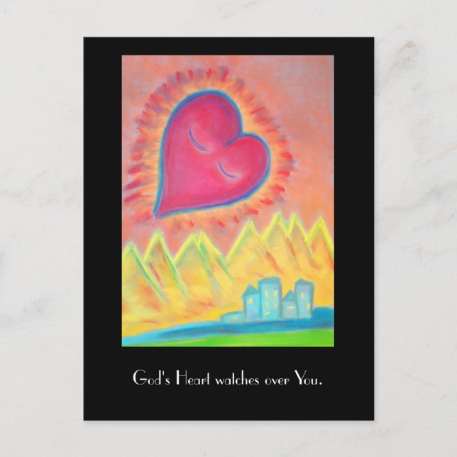 God's Heart postcard (Front)
