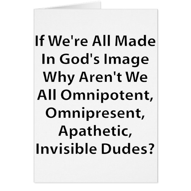God's Image? (Front)
