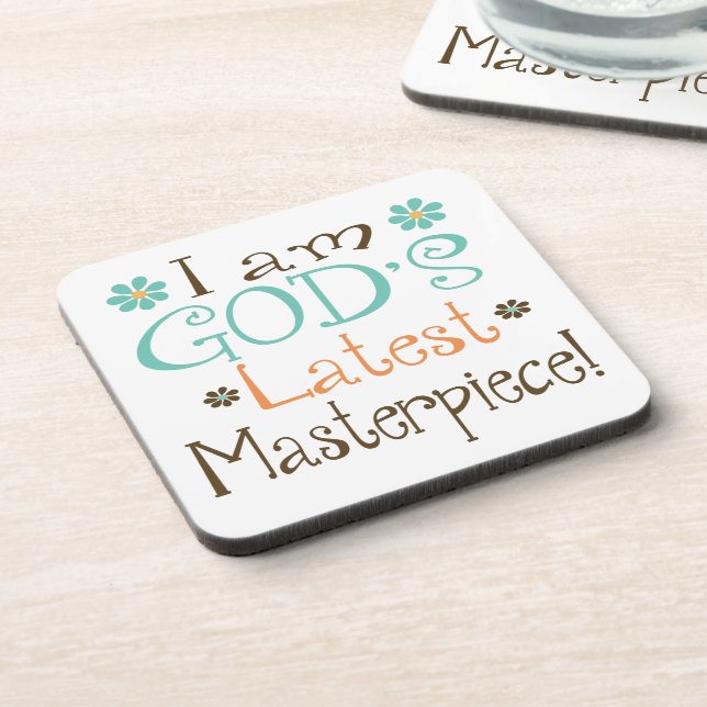 Gods Latest Masterpiece Coaster (Left Side)