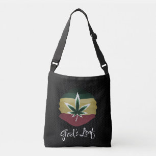 God's Leaf - Deluxe Funky Faded Edition  Crossbody Bag