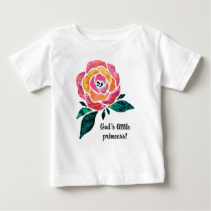 God's Little Princess Modern Toddler Ruffle Tee