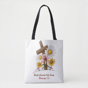 #God's Love All-Over-Print Tote Bag, Medium Bag