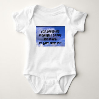 God's Love Baby Bodysuit