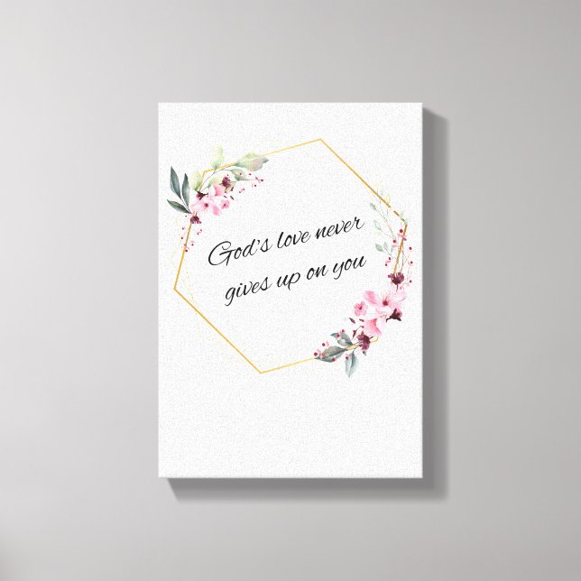 God's Love  Canvas Print (Front)