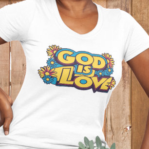 Gods Love is Bible Quote Tri-Blend Shirt
