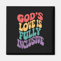 God's Love is Fully Inclusive Christian Jesus LGBt