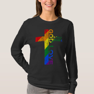 God's Love Is Fully Inclusive Christian Jesus Lgbt T-Shirt