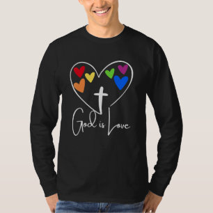 God's Love Is Fully Inclusive Lgbt Gay Pride Chri T-Shirt