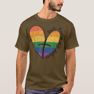 God's Love Is Fully Inclusive LGBTQ Gay Pride Flag T-Shirt