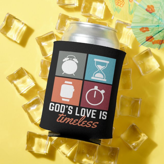 God's Love is Timeless Christian Can Cooler (In Situ Summer)