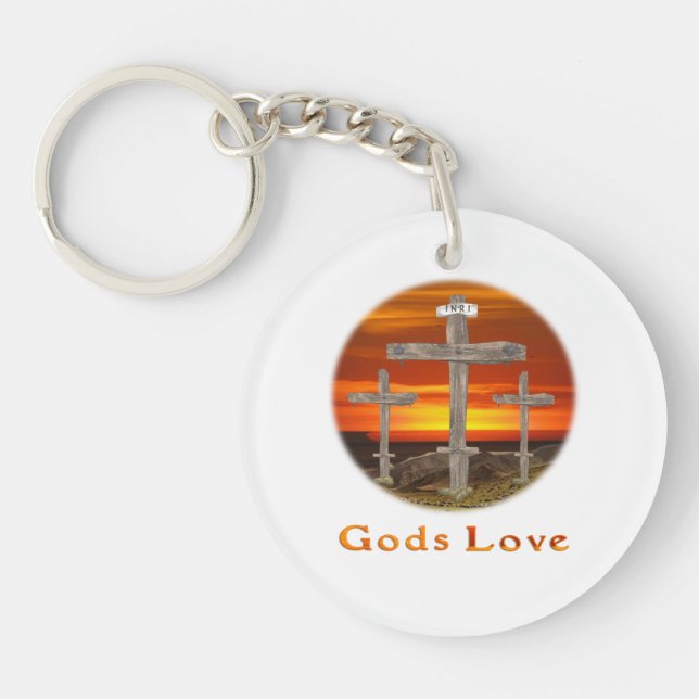Gods Love Key Ring (Front)