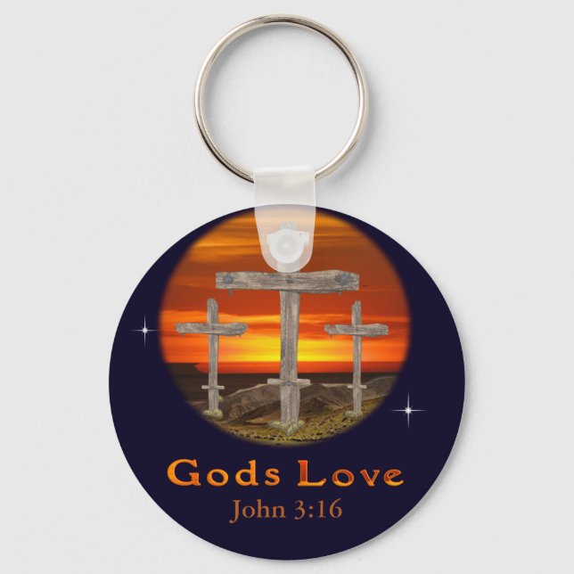 Gods Love Key Ring (Front)