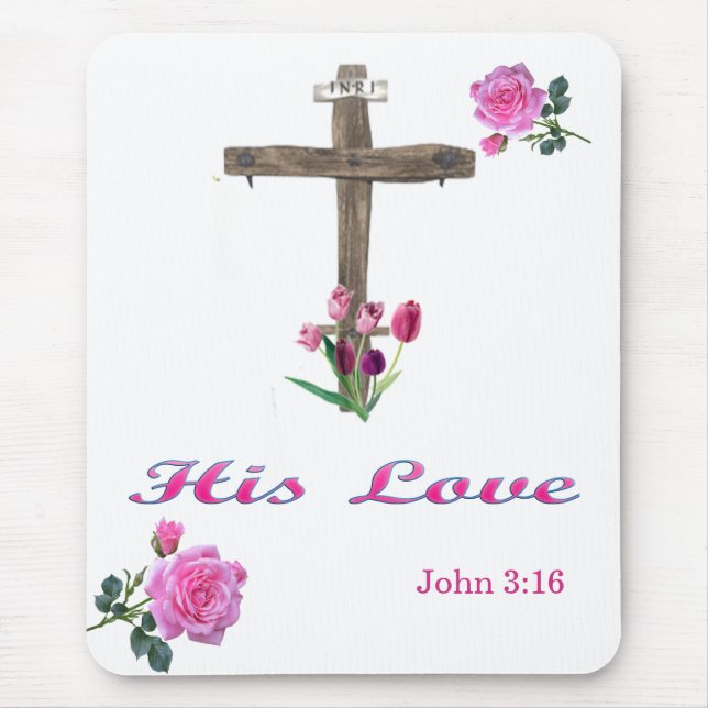 Gods Love Mouse Pad (Front)