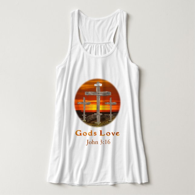 Gods Love Singlet (Design Front)