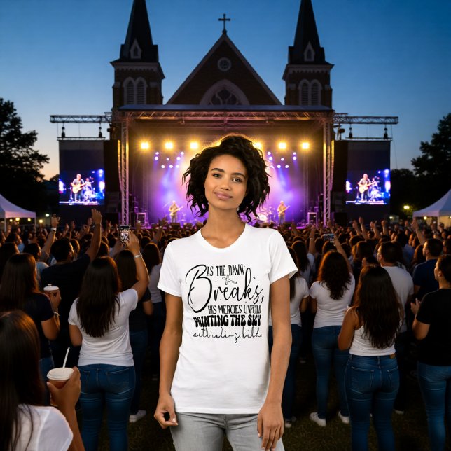 God's Mercies Unfold Painting The Sky Dawn Tee (Creator Uploaded)