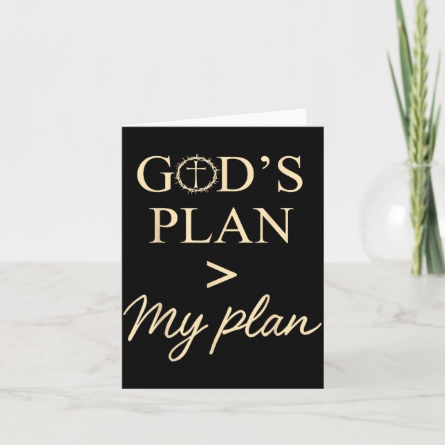 Gods Plan > My Plan  Card (Front)