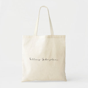 God's Plan Inspirational Art God Art Gospel Saying Tote Bag